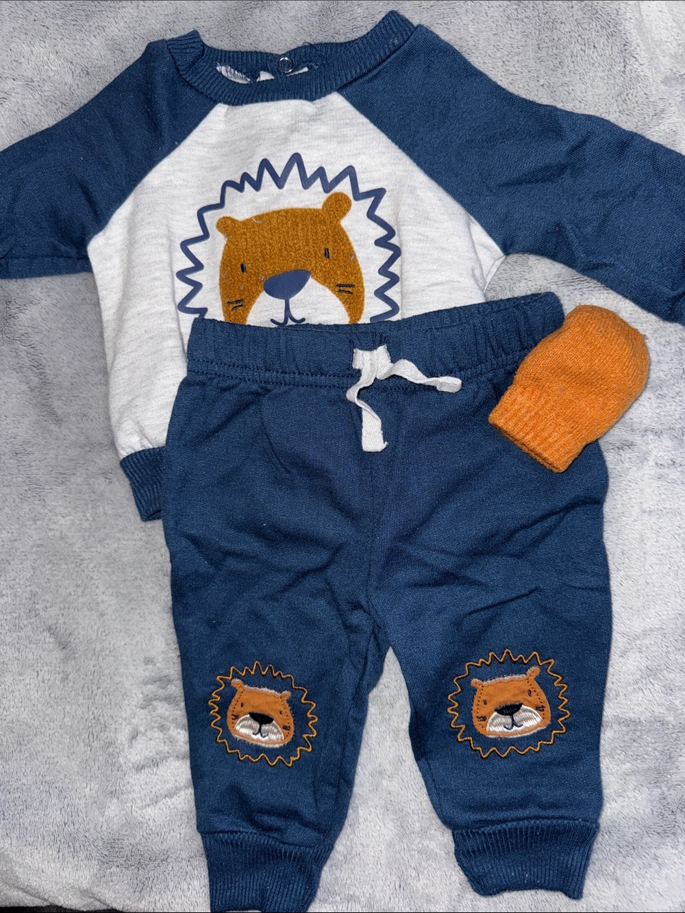 💥10 items for $10💥Navy Lion Knit Jogger Pants for Kids - Blue